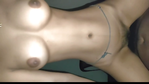 Indian girl on top of husband's hard dick in POV sex