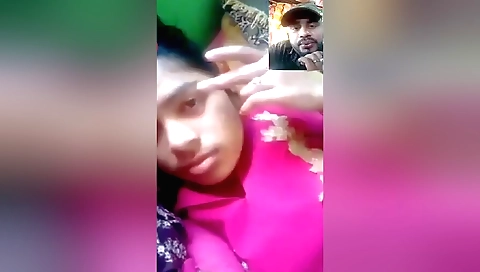 Today Exclusive- Cute Desi Girl Showing Her Boobs And Pussy