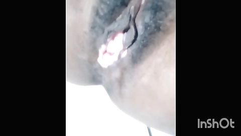 Indian girl with hairy pussy gets creampied and fucked