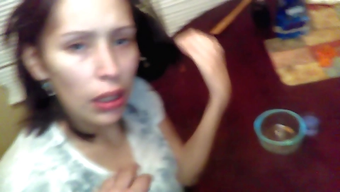 Hot girl and brunette with young girlfriends take one another