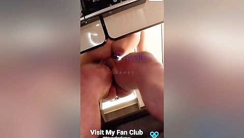 Amateur milf with good tits and a big ass on a hot movie