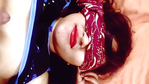 Brunette beauty is having her cunt fucked and facialized