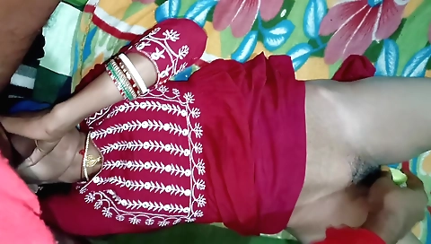 Hairy Indian girl and her stepbrother are getting penetrated