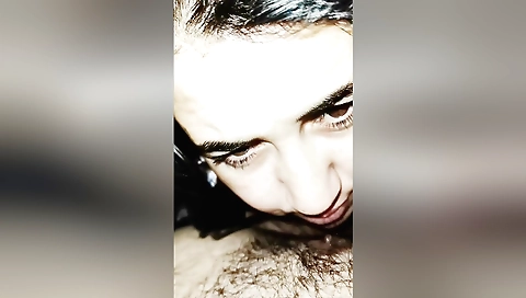 Amateur wife gets her massive boobs and pussy shaved