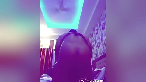 Indian couple webcam sex video with some hot action