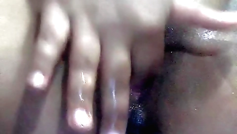 Asian girl masturbates and masturbates in her body