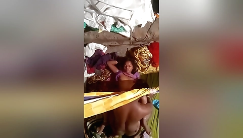 Indian hottie in black dress gets her pussy licked