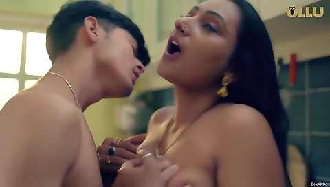 Horny brunette 18+ is getting fucked on the internet