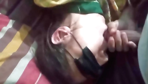 Indian woman with hairy pussy gets fucked and stretched