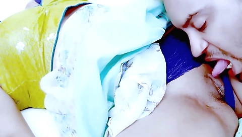 Indian brunette with big tits shows her holes on webcam