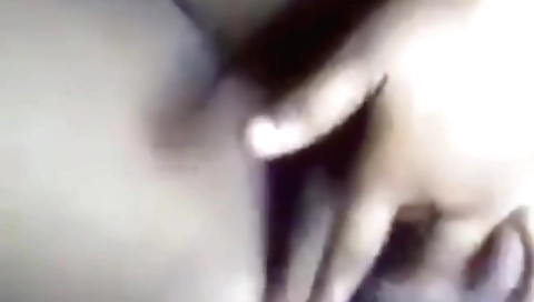 Chubby teen babe in black panties masturbates on webcam