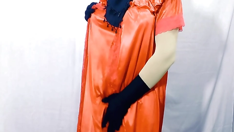 Indian solo female video with me and my stepfather-in-law