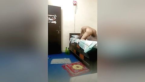 Sexy brunette girl rides her boyfriend's dick in a hd video