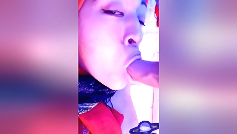 Asian busty brunette fucked in doggy in amateur porn vid