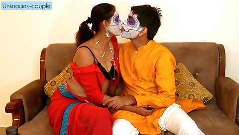 Indian girl with big tits wants to have a big cock