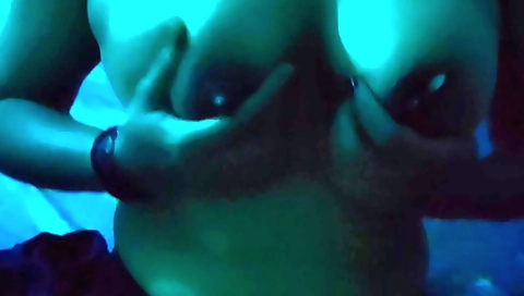 Solo female with a shaved pussy and a small bob gets naked