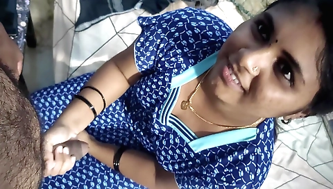 Indian babe with big boobs is having sex with her boyfriend