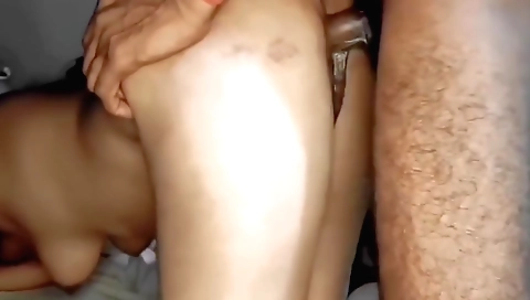 Hot blonde creampie on her lips in amateur webcam video