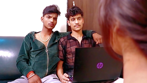 Indian hotties in a kinky threesome in the best hd video