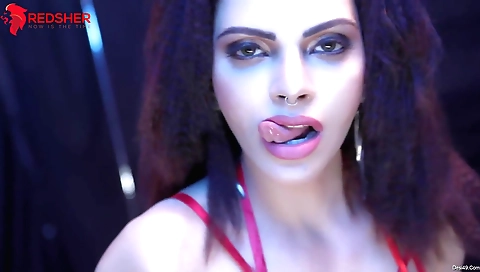 Brunette girl masturbating in her room and making solo videos