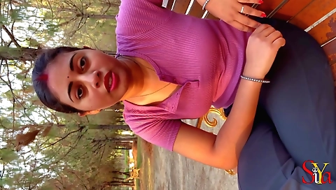 Indian teen babe gets fucked in her pussy in POV video