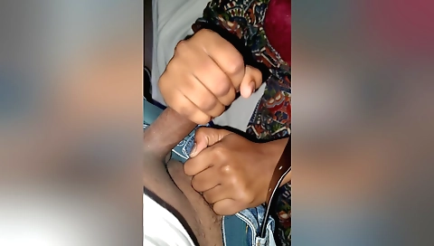 Indian car driver gets his dick fucked hard by the driver