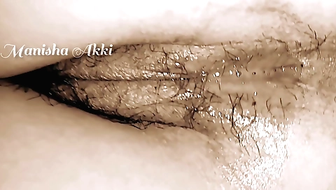 Sexy indian woman with a hairy pussy in the middle