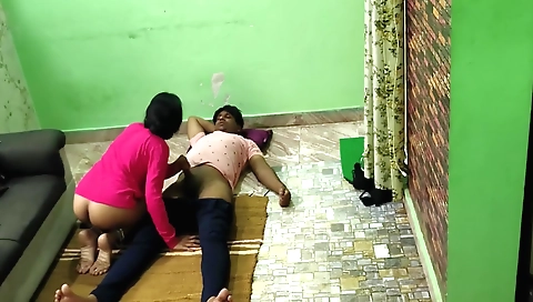 Indian stepbrother rides his step-sister like crazy