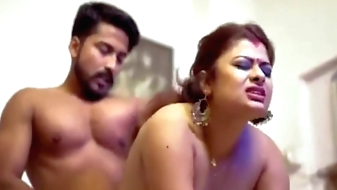Indian big-titted lady enjoys old cock in her pussy