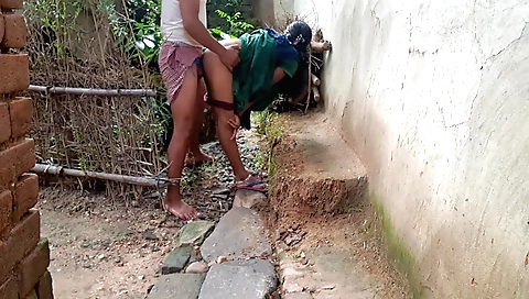 Busty brunette babe fucks in her asshole in her outfit