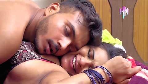 Busty brunette milf with big tits in a sexy outfit