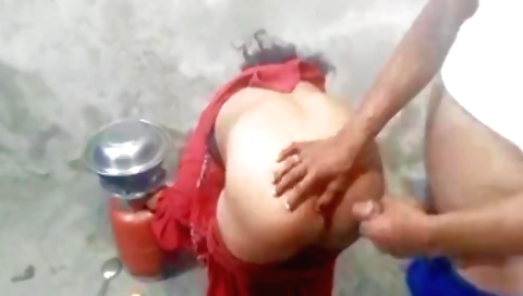 Indian teen with big boobs riding in front of the camera