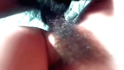 Indian hairy babe in a big dick and hairy pussy video