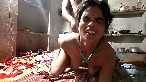 Indian blonde gets her boyfriend's big dick inside her