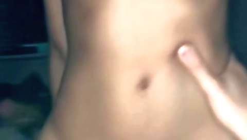 Brunette pornstar in a leather jacket with a nice booty