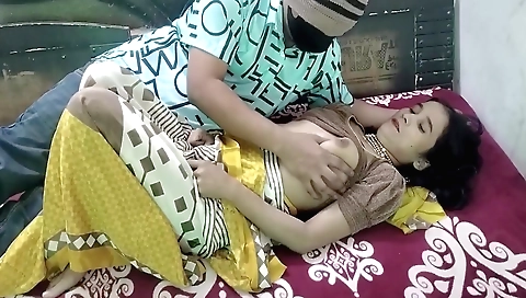 Indian chick is showing off her ass in the public place