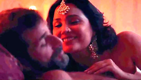 Latina milf luring a man to have a hot sex on her back