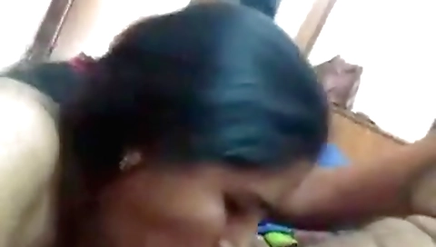 Indian brunette teen with a big ass is giving a hot sex show