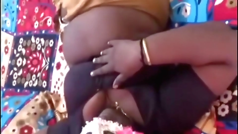 Indian mature wife shares her big booty with her husband