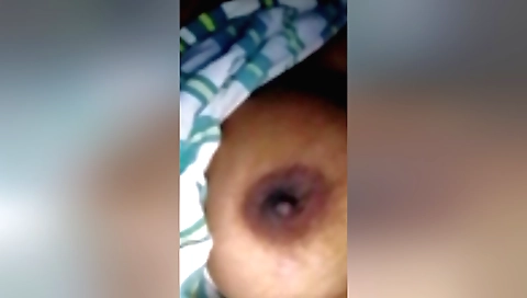 Indian girl makes a solo video call with her in-law