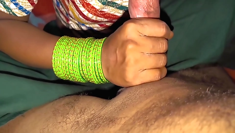 Indian slut in sexy dress fucks and gets creampied