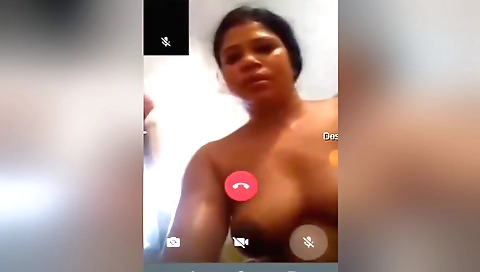 Amateur brunette girl shows hairy body in the kitchen