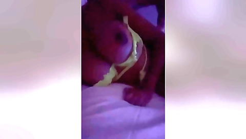 Big tits brunette sex video with handjob on webcam