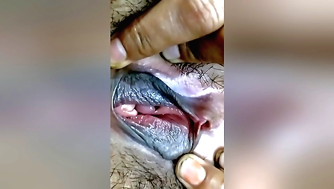 Indian lady takes a break in her stepfather's house