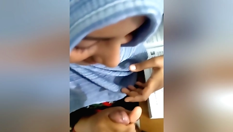 Indian teacher sucks her student and fucks him in POV