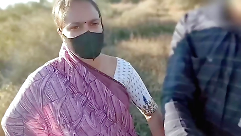 Indian girl fucked outside home by stranger in the jungle