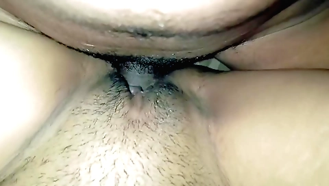 Amateur girl with a shaved pussy gets her pussy filled