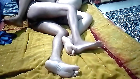 Indian teen film trying sex to have fun in the bedroom